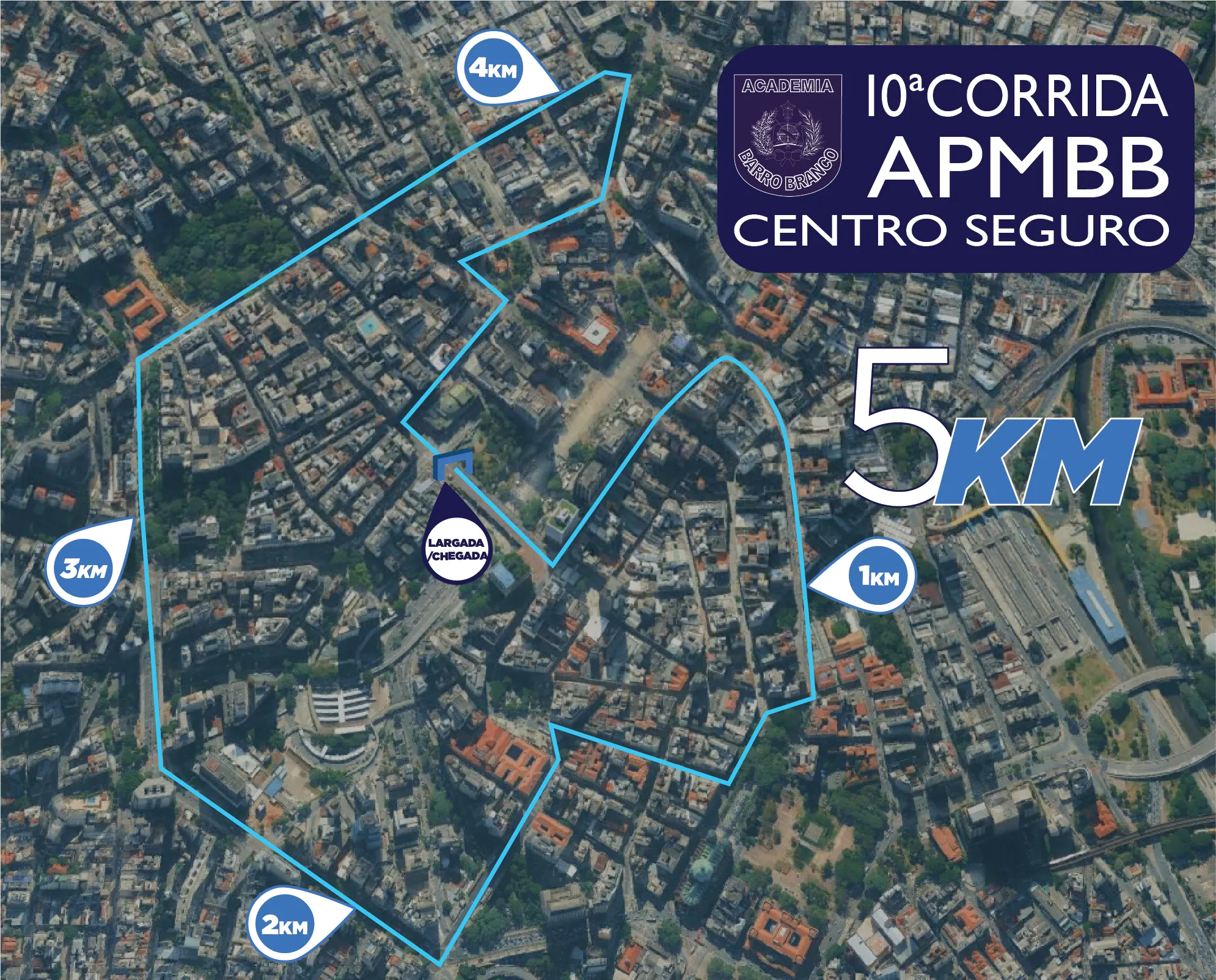 Miniatura do Percurso Corrida 5 km